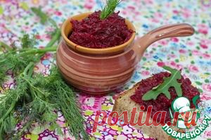 Икра из свеклы в мультиварке - кулинарный рецепт