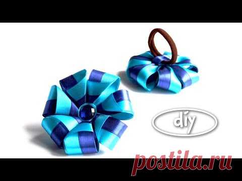 Делаем нарядные резиночки своими руками. Видео мастер-класс - Канзаши - Страна Мам