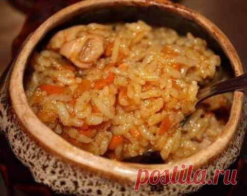 Плов с курицей в горшочках | Семья и дом