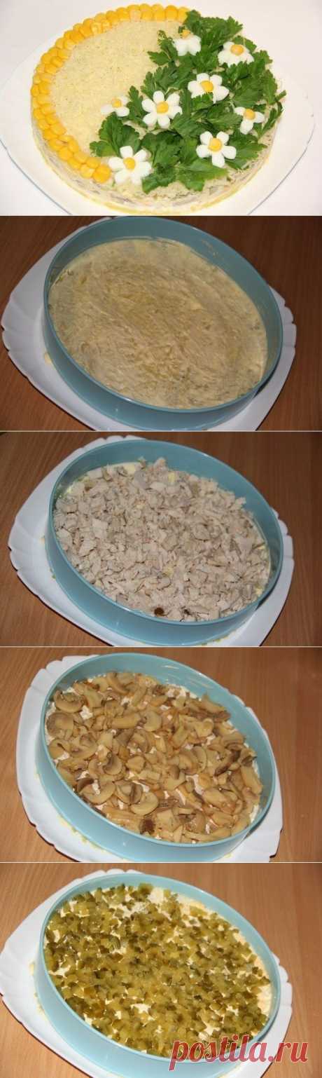 Как приготовить салат фантазия с курицей. - рецепт, ингридиенты и фотографии