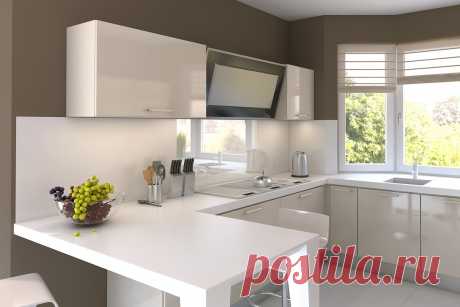 Маленькая кухня: 25 вариантов размещения стола со стульями – Roomble.com