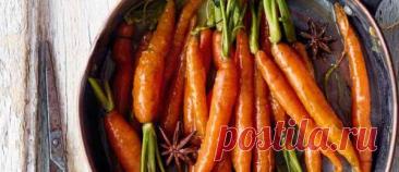 Морковь глазированная анисом рецепт приготовления блюда занимает 30 мин времени
