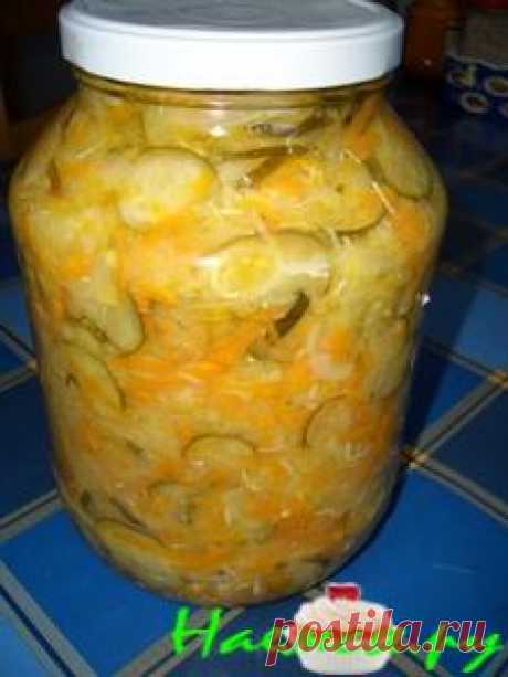 Салат закусочный с капустой