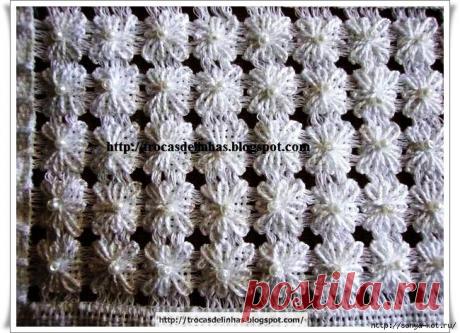 Вышивка на полотенце.