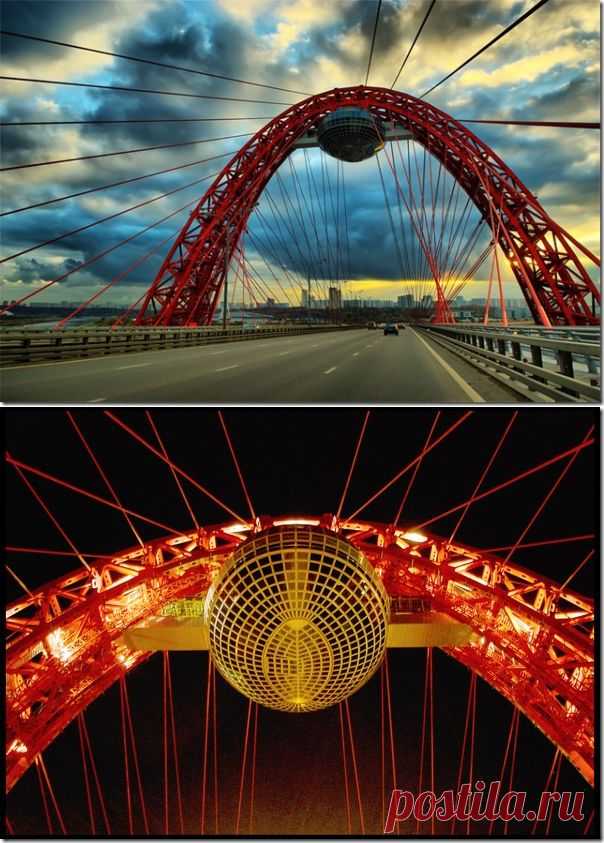 Самые необычные мосты Москвы  Живописный мост.