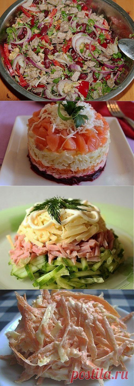 Подборка 10 самых вкусных салатов! Забираем, что бы не потерять!.