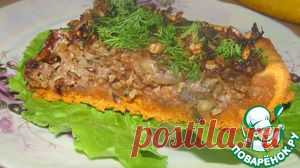 Праздничный постный киш - кулинарный рецепт