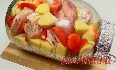 И не вспоминаю о рукаве для запекания! Готовлю ужин только в банке!
Это так просто и нереально вкусно