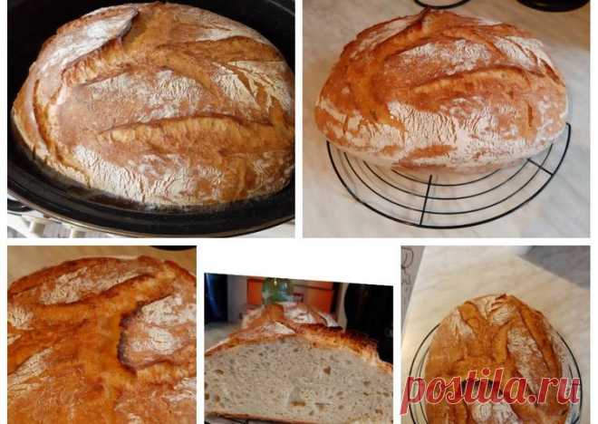 Деревенский хлеб 🥖 без замеса - пошаговый рецепт с фото. Автор рецепта 🇬🇷🇷🇺🇬🇪🇩🇪 София Стилиди . - Cookpad