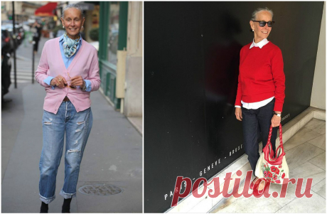 Джинсы для женщины после 50 лет - с чем носить