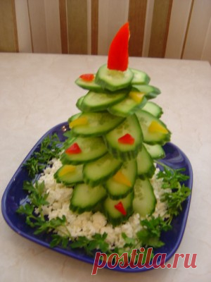 Аппетитные ёлочки к вашему столу | Appetizing Christmas trees to your table » Мир в котором мы живём!