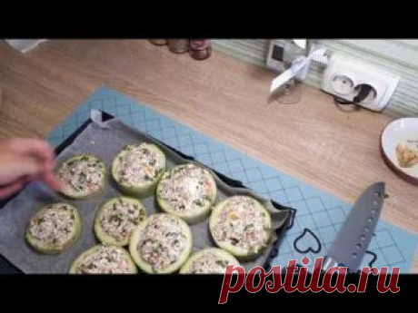 2 ВКУСНЕЙШИХ БЛЮДА ИЗ КАБАЧКА( ЗАКУСКА И ОСНОВНОЕ БЛЮДО)