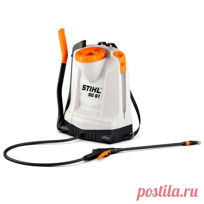 Ранцевый ручной распылитель STIHL SG 51 предназначен для внесения жидких средств  в профессиональном использовании. Максимально комфортное управление благодаря возможности установки насосного рычага как с левой, так и с правой стороны, а также возможности его регулировки. Надежная конструкция для долгого срока службы. Эргономичный пистолет с манометром.