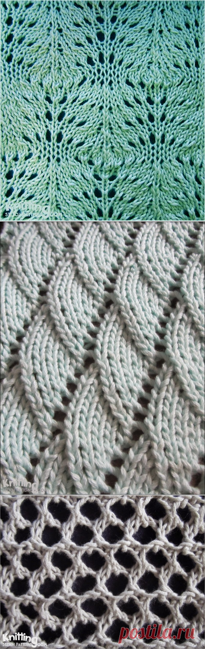 eyelet-lace-stitches | Knitting Stitch Patterns