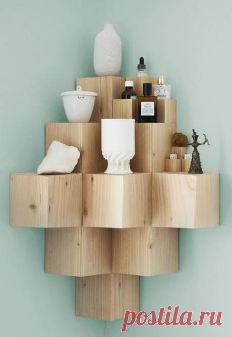 Угловые полки – практичное решение для дома | Роскошь и уют