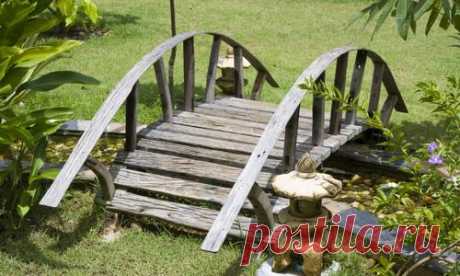 Идеи стильных садовых мостиков для дачного участка