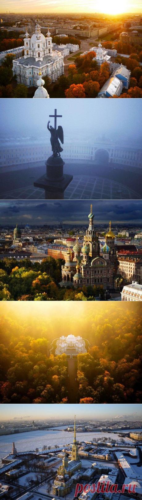 Вид сверху на Санкт-Петербург в фотографиях Amos Chapple | WorldCity