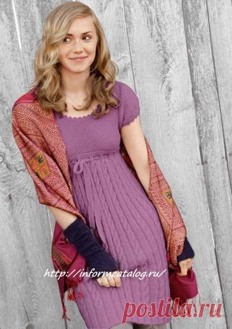 Платье с Узором из «Кос» | Ниточка