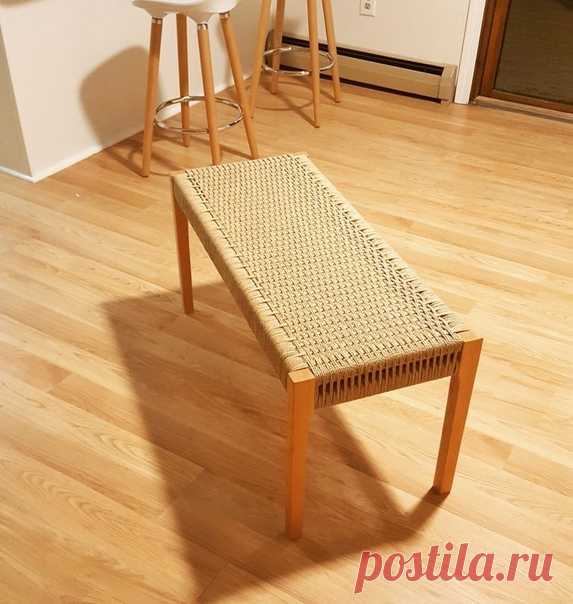 Идеи создания плетёной мебели своими руками. Интересные идеи.