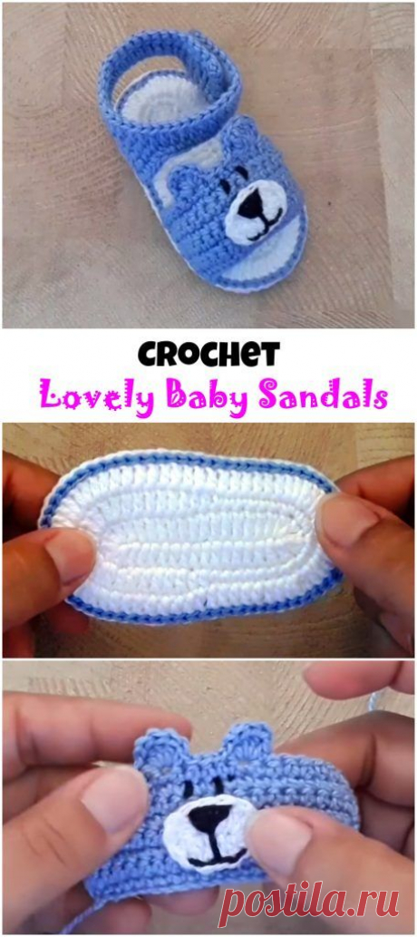 Crochet Lovely Baby Sandals - We Love Crochet