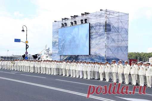 В Петербурге прошел парад кораблей в честь Дня ВМФ - Администрация Санкт-Петербурга