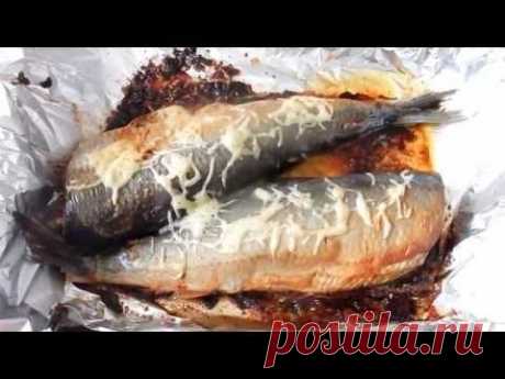 Свежемороженная сельдь запечённая целиком в духовке просто и вкусно рыба в духовке