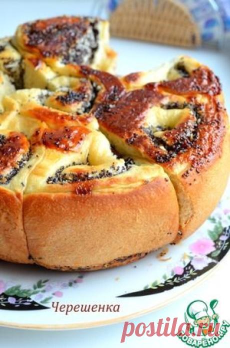 Пирог с маком и кокосовой стружкой - кулинарный рецепт