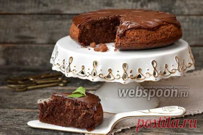 Шоколадный кекс с изюмом в мультиварке на Webspoon.ru