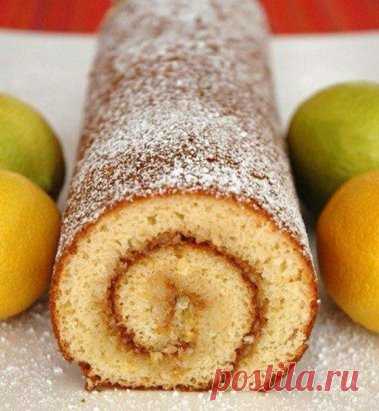 Рулетик к чаю за 20 минут