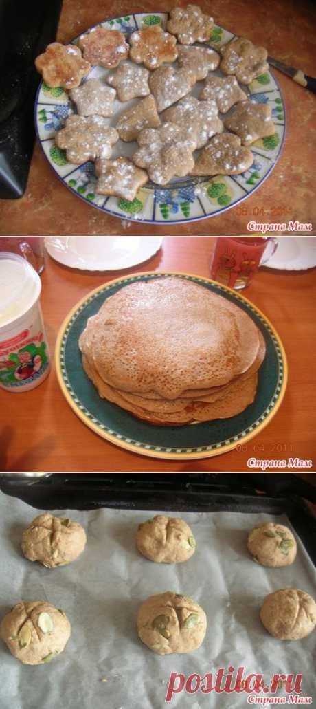 Гречневая мука. Печенье, булочки, блины.