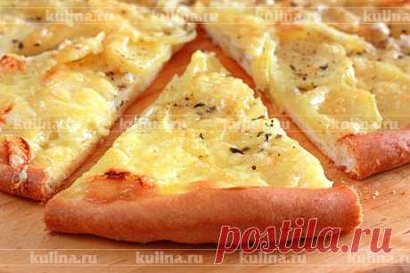 Картофельная пицца с белым соусом – Kulina.Ru