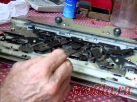 fixing a carriage that sticks going one direction - YouTube