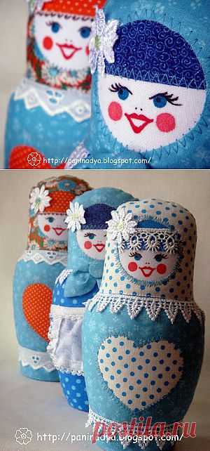 Матрешки Подарочные Весенние от Надежды Панькив.