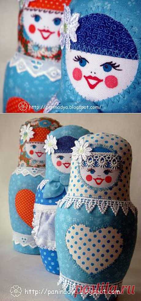 Матрешки Подарочные Весенние от Надежды Панькив.