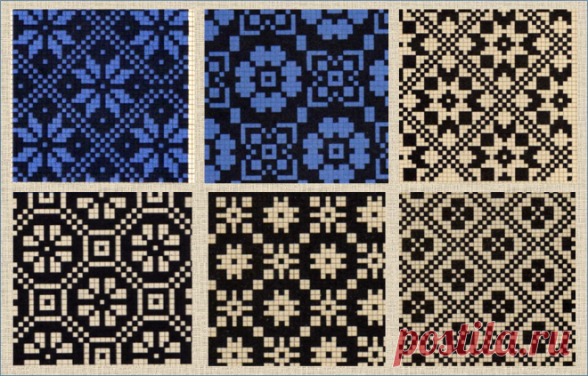 100 простых схем для жаккарда - вязание спицами | ЖАККАРДос | Яндекс Дзен