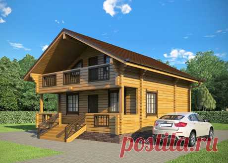 Дом &quot;Янтарь&quot; - дома из клееного бруса в Уфе, проекты