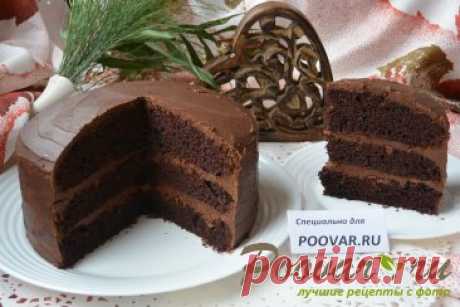 Торт "Шоколадный бархат" рецепт пошагово с фото как приготовить готовим дома на скорую руку