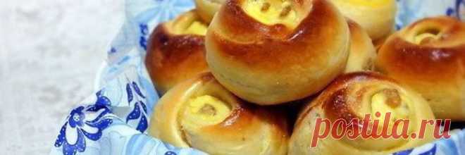 Булочки «Розочки» с творогом