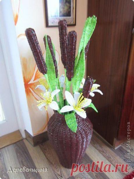 Камыши и старая знакомая ваза | Страна Мастеров