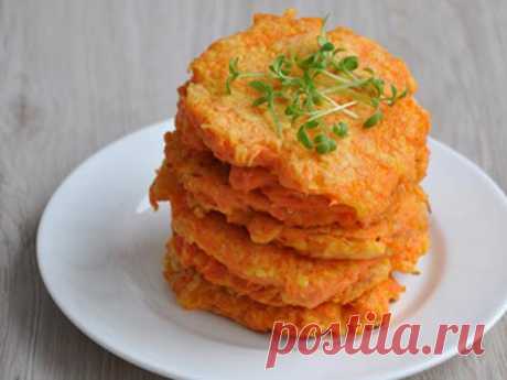 Морковные оладьи