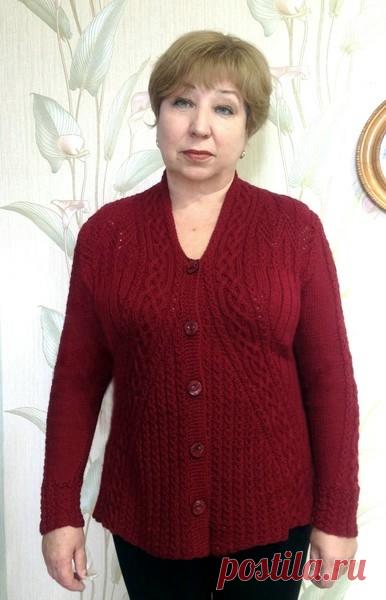 Жакет спицами