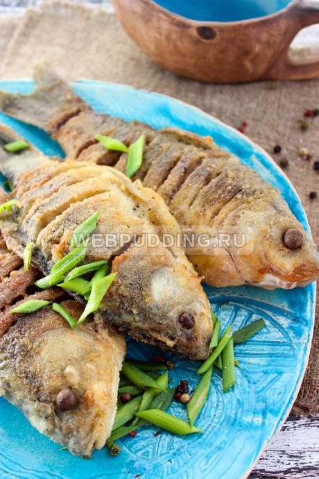 Жареные карасики с хрустящей корочкой | Как приготовить на Webpudding.ru