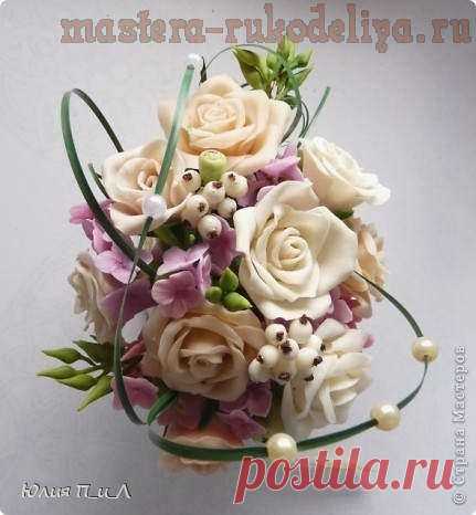 Мастер-класс: Букет роз из холодного фарфора