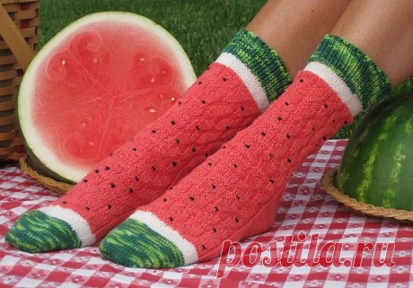 Арбузные носочки | MAKE: Craft