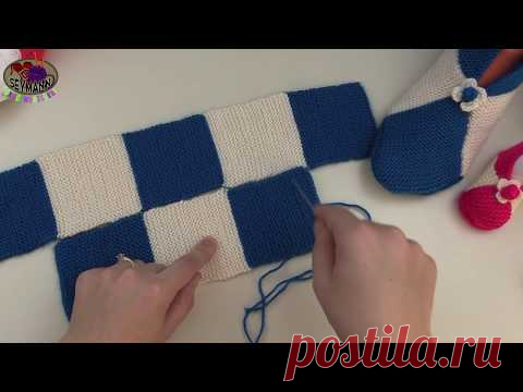 Bulmaca Kare Patik Yapımı ♥ - YouTube