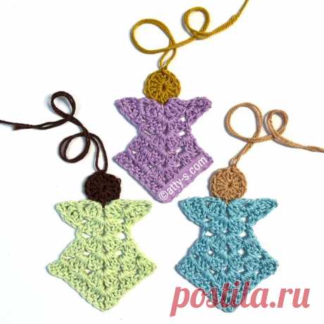 Granny Stitch Angels FREE Crochet Tutorial – Atty*s.