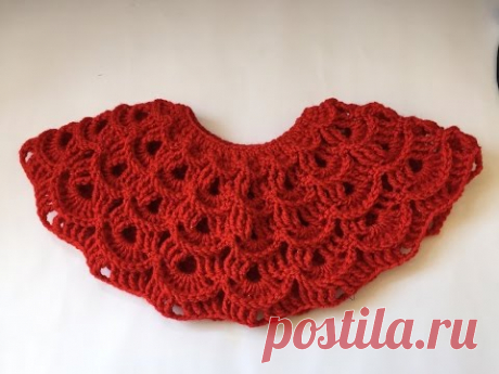 Tuto cappe, pellerine en relief au crochet