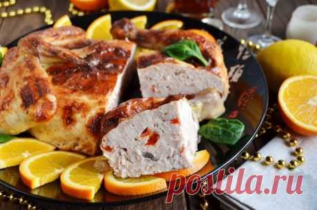 ​Праздничная фаршированная курица