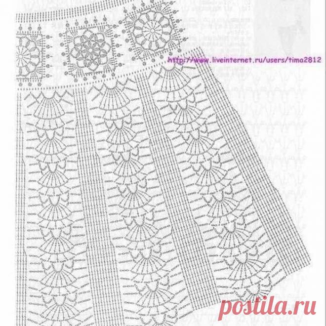 Вяжем юбку к лету

#юбка