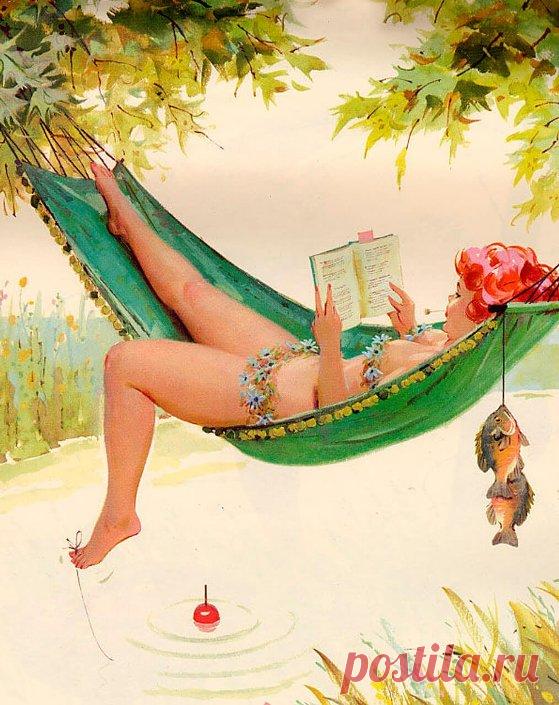 Жизнерадостная Хильда – pin-up в полном расцвете! Тема для милых дам :))